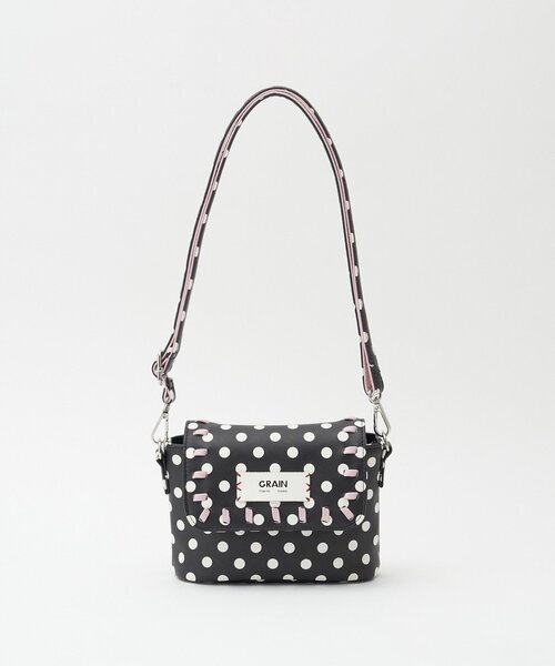 GRAIN（グレイン）の「【WEB限定】【GRAIN】ステッチ水玉ミニショルダーバッグ（ショルダーバッグ・レディース・ホワイト/ブラック・FREE）」の18枚目の写真
