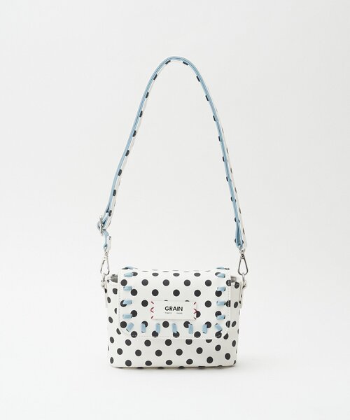 GRAIN（グレイン）の「【WEB限定】【GRAIN】ステッチ水玉ミニショルダーバッグ（ショルダーバッグ・レディース・ホワイト/ブラック・FREE）」の19枚目の写真