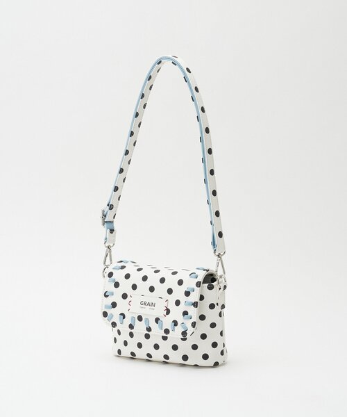 GRAIN（グレイン）の「【WEB限定】【GRAIN】ステッチ水玉ミニショルダーバッグ（ショルダーバッグ・レディース・ホワイト/ブラック・FREE）」の21枚目の写真