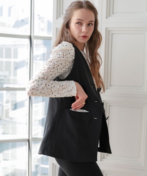 DONOBAN(ドノバン)の「レディライクジレ(ベスト・レディース・ブラック・ONE SIZE)」の12枚目の写真