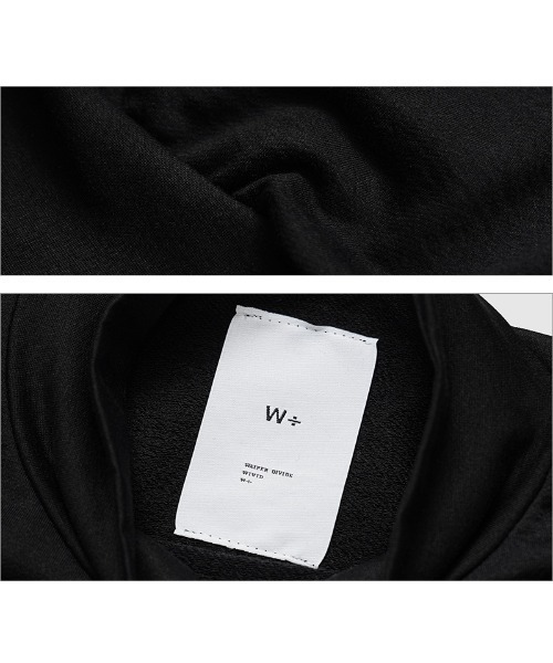 WAIPER.inc(ワイパーインク)の「WIVID SUVIN GIZA Hi-Neck Urake Sweater(スウェット・メンズ・ブラック/ライトグレー・2/1/3)」の7枚目の写真