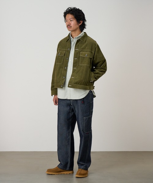 Gramicci（グラミチ）の「JAPANESE CHAMBRAY ROCK SLIDE PANT｜ジャパニーズシャンブレーロックスライドパンツ（デニムパンツ・メンズ・ブルー/ネイビー・S/L/M/XL/XXL）」の6枚目の写真
