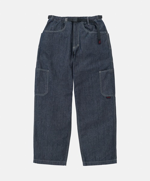 Gramicci（グラミチ）の「JAPANESE CHAMBRAY ROCK SLIDE PANT｜ジャパニーズシャンブレーロックスライドパンツ（デニムパンツ・メンズ・ブルー/ネイビー・S/L/M/XL/XXL）」の8枚目の写真