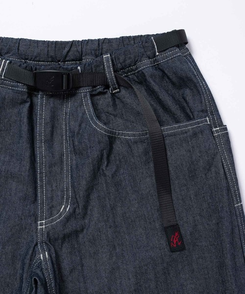 Gramicci（グラミチ）の「JAPANESE CHAMBRAY ROCK SLIDE PANT｜ジャパニーズシャンブレーロックスライドパンツ（デニムパンツ・メンズ・ブルー/ネイビー・S/L/M/XL/XXL）」の12枚目の写真