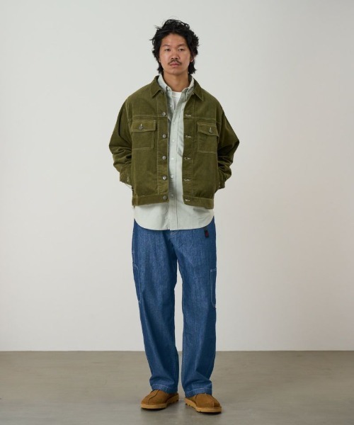 Gramicci（グラミチ）の「JAPANESE CHAMBRAY ROCK SLIDE PANT｜ジャパニーズシャンブレーロックスライドパンツ（デニムパンツ・メンズ・ブルー/ネイビー・S/L/M/XL/XXL）」の16枚目の写真