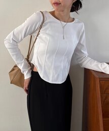 CAPRICIEUX LE'MAGE | コルセットロンT(Tシャツ/カットソー)