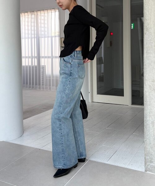 CAPRICIEUX LE'MAGE（カプリシューレマージュ）の「コルセットロンT（Tシャツ/カットソー・レディース・ホワイト/ブラック/グレー・FREE）」の16枚目の写真