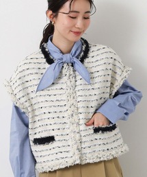 Gready Brilliant | ＬＵツイードフレンチベスト(その他アウター)