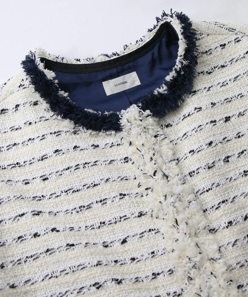 Gready Brilliant（グレディブリリアン）の「ＬＵツイードフレンチベスト（その他アウター・レディース・アイボリー・38）」の16枚目の写真