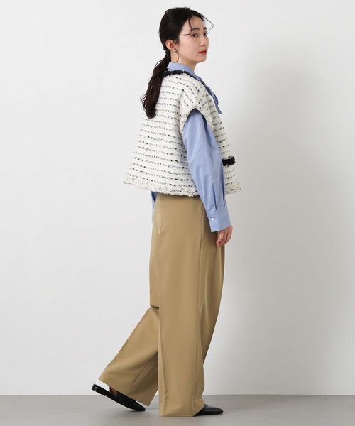 Gready Brilliant（グレディブリリアン）の「ＬＵツイードフレンチベスト（その他アウター・レディース・アイボリー・38）」の5枚目の写真