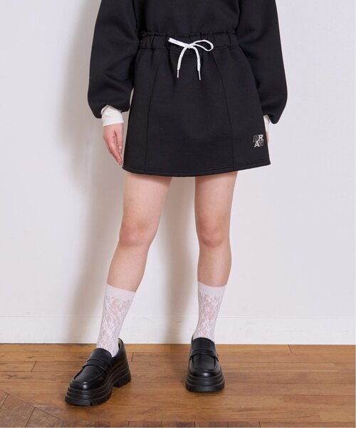 LOVETOXIC(ラブトキシック)の「【ふわカル/セット可】ダンボールミニスカート(スカート・キッズ・アイボリー/サックスブルー/ブラック/グレー・L:160cm/S:140cm/M:150cm/130cm)」の3枚目の写真