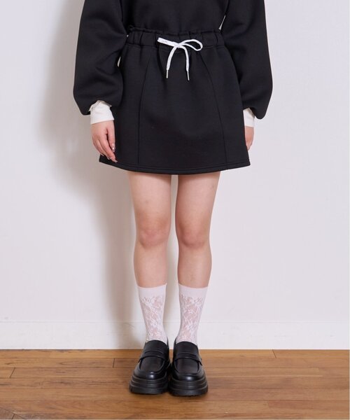 LOVETOXIC(ラブトキシック)の「【ふわカル/セット可】ダンボールミニスカート(スカート・キッズ・アイボリー/サックスブルー/ブラック/グレー・L:160cm/S:140cm/M:150cm/130cm)」の8枚目の写真