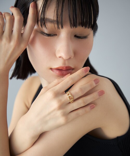 Jouete（ジュエッテ）の「[コネクト]  リング チェーン（リング・レディース・イエローゴールド・13号/11号/9号/15号/17号）」の6枚目の写真