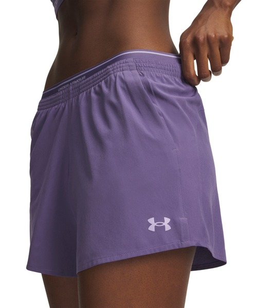 UNDER ARMOUR（アンダーアーマー）の「アンダーアーマー  UAバニッシュウーブン 5インチ ショーツ（その他パンツ・レディース・ブラック・S/M/L/XL）」の6枚目の写真