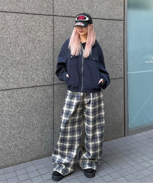 sedacle(セダクル)の「チェックツイルボタンフライパンツ(その他パンツ・メンズ・グレー/チャコールグレー・LARGE/MEDIUM/SMALL)」の13枚目の写真