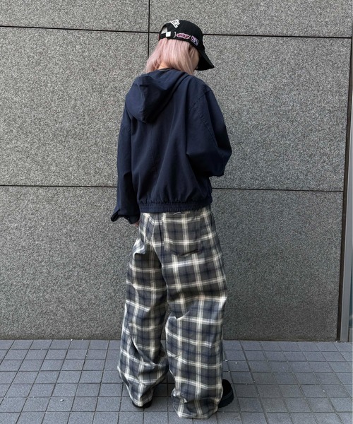 sedacle(セダクル)の「チェックツイルボタンフライパンツ(その他パンツ・メンズ・グレー/チャコールグレー・LARGE/MEDIUM/SMALL)」の15枚目の写真