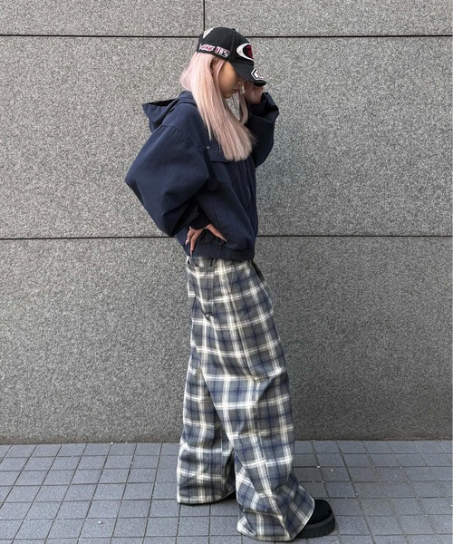 sedacle(セダクル)の「チェックツイルボタンフライパンツ(その他パンツ・メンズ・グレー/チャコールグレー・LARGE/MEDIUM/SMALL)」の16枚目の写真