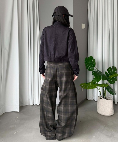 sedacle(セダクル)の「チェックツイルボタンフライパンツ(その他パンツ・メンズ・グレー/チャコールグレー・LARGE/MEDIUM/SMALL)」の5枚目の写真