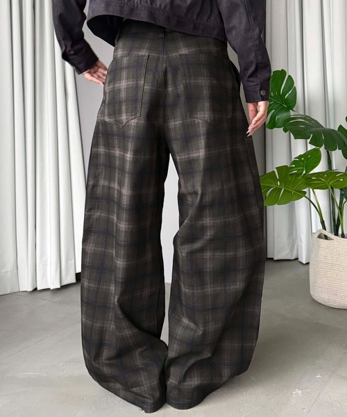 sedacle(セダクル)の「チェックツイルボタンフライパンツ(その他パンツ・メンズ・グレー/チャコールグレー・LARGE/MEDIUM/SMALL)」の20枚目の写真