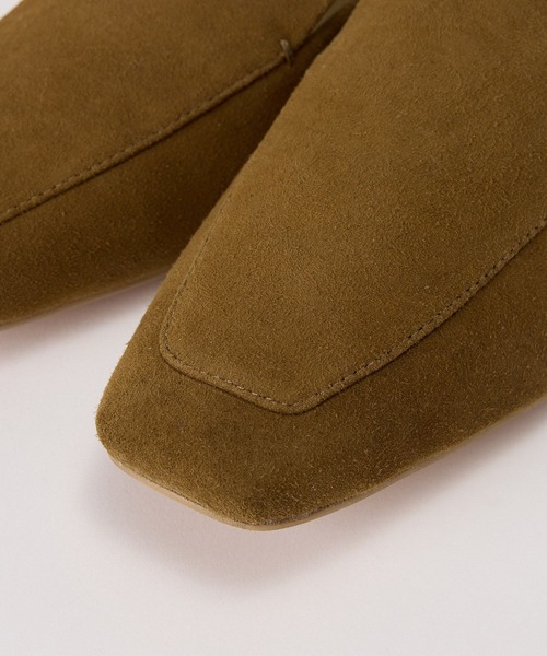 BARNYARDSTORM(バンヤードストーム)の「BARNYARDSTORM / シープレザースクエアローファ(ローファー・レディース・ブラック/キャメル・36/37/38)」の14枚目の写真