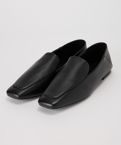 BARNYARDSTORM(バンヤードストーム)の「BARNYARDSTORM / シープレザースクエアローファ(ローファー・レディース・ブラック/キャメル・36/37/38)」の15枚目の写真