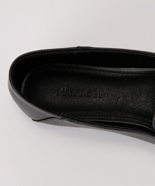 BARNYARDSTORM(バンヤードストーム)の「BARNYARDSTORM / シープレザースクエアローファ(ローファー・レディース・ブラック/キャメル・36/37/38)」の3枚目の写真