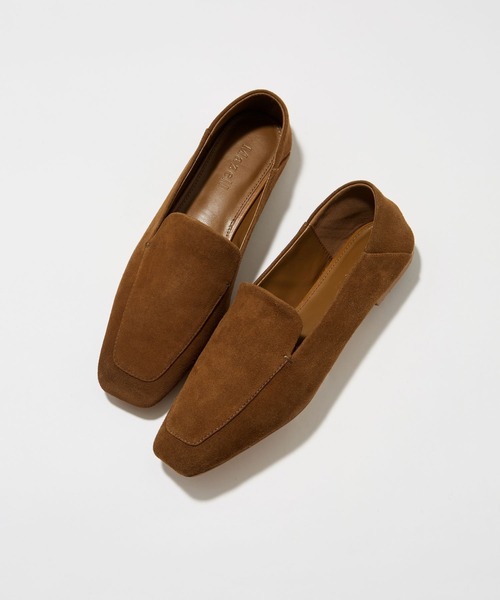 BARNYARDSTORM(バンヤードストーム)の「BARNYARDSTORM / シープレザースクエアローファ(ローファー・レディース・ブラック/キャメル・36/37/38)」の16枚目の写真