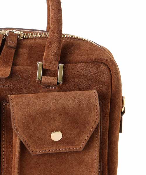 CHRISTIAN VILLA(クリスチャンヴィラ)の「Christian Villa クリスチャン ヴィラ BAG H15*W22*D10cm(ショルダーバッグ・レディース・ブラウン・FREE)」の2枚目の写真