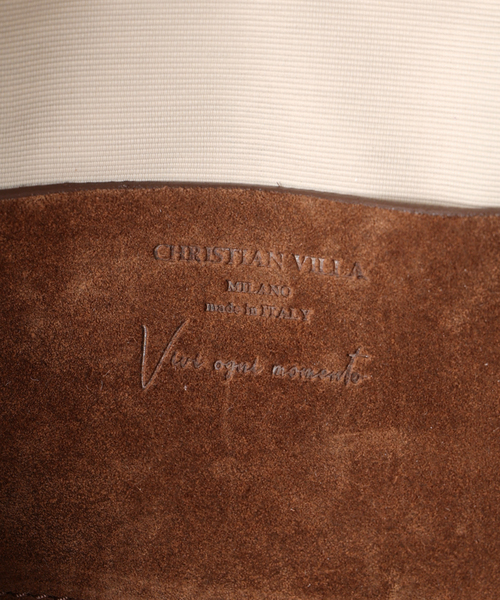 CHRISTIAN VILLA(クリスチャンヴィラ)の「Christian Villa クリスチャン ヴィラ BAG H15*W22*D10cm(ショルダーバッグ・レディース・ブラウン・FREE)」の15枚目の写真