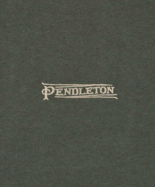 PENDLETON（ペンドルトン）の「PENDLETON/ペンドルトン 別注 ヴィンテージブランケット デザイン バックプリントTシャツ（Tシャツ/カットソー・メンズ・ブラック/オフホワイト/オリーブ・MEDIUM/LARGE）」の12枚目の写真