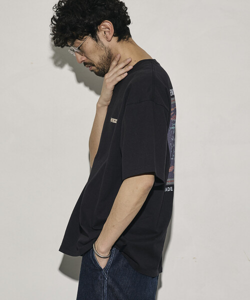 PENDLETON（ペンドルトン）の「PENDLETON/ペンドルトン 別注 ヴィンテージブランケット デザイン バックプリントTシャツ（Tシャツ/カットソー・メンズ・ブラック/オフホワイト/オリーブ・MEDIUM/LARGE）」の7枚目の写真