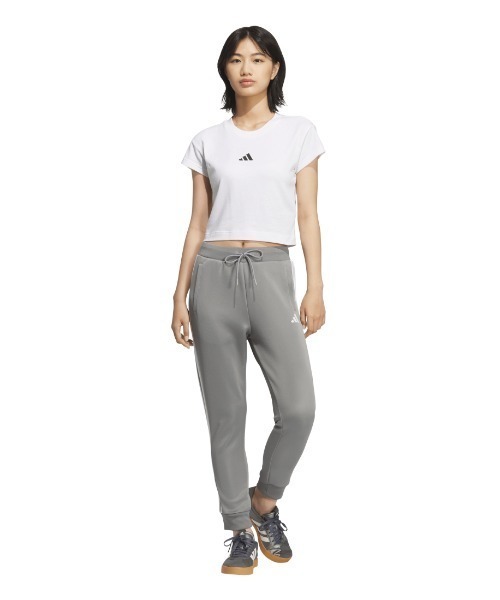 adidas(アディダス)の「アディダス adidas スタジアムレギュラー9/10丈パンツ(その他パンツ・レディース・ブラック×ホワイト/グレー/ブラック×ブラック・S/M/L)」の5枚目の写真