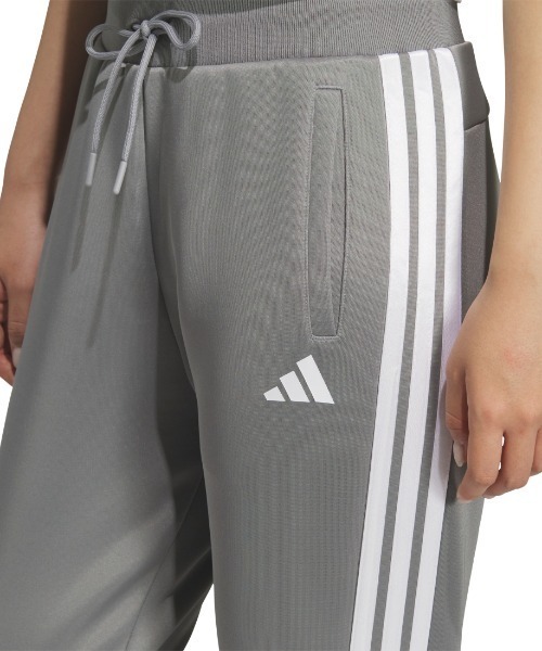 adidas(アディダス)の「アディダス adidas スタジアムレギュラー9/10丈パンツ(その他パンツ・レディース・ブラック×ホワイト/グレー/ブラック×ブラック・S/M/L)」の6枚目の写真