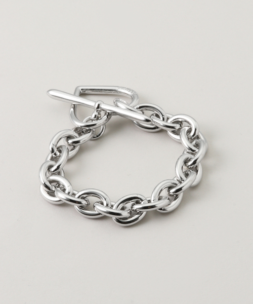 BASICKS(ベイシックス)の「BASICKS / ベイシックス Heart Bracelet (Medium Link)(ブレスレット・レディース・シルバー・MEDIUM)」の4枚目の写真