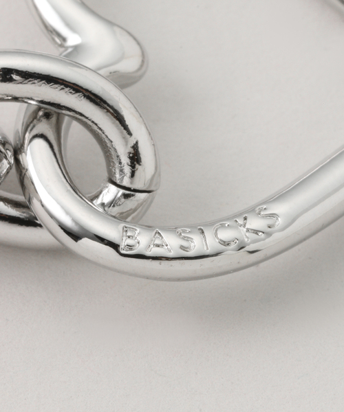 BASICKS(ベイシックス)の「BASICKS / ベイシックス Heart Bracelet (Medium Link)(ブレスレット・レディース・シルバー・MEDIUM)」の7枚目の写真