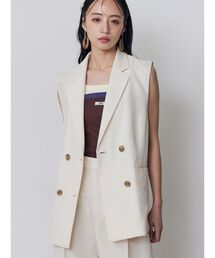 MURUA | 【セットアップ対応】メッシュダブルジレ(ベスト)