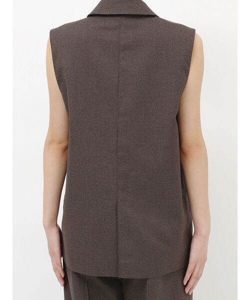 MURUA（ムルーア）の「【セットアップ対応】メッシュダブルジレ（ベスト・レディース・ブラウン/ブラック/アイボリー/グレー・FREE）」の22枚目の写真