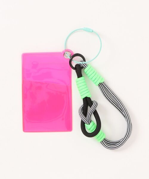 ammy.（エイミードット）の「【 ammy. / エイミードット 】 ワイヤーリング付き カラフル クリア ID カード ケース（カードケース・レディース・クリア/ブラック/ピンク/パープル/イエロー/オレンジ・FREE）」の7枚目の写真