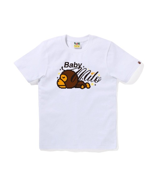 RETRO PIXEL BABY MILO TEE（Tシャツ/カットソー）｜A BATHING APE（ア