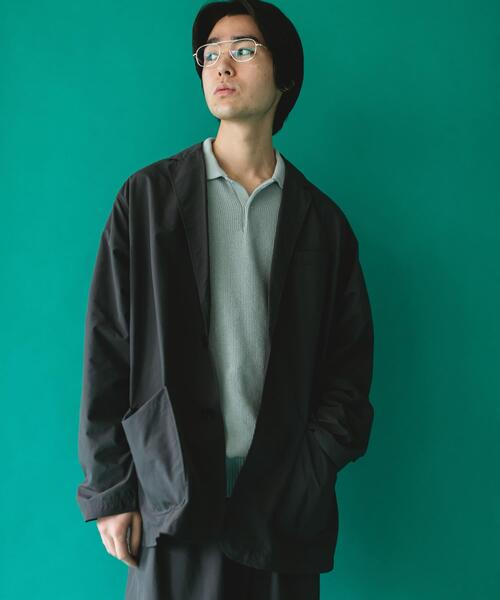 BURLAP OUTFITTER(バーラップアウトフィッター)の「『別注』BURLAP OUTFITTER×DOORS SUPPLEX NYLON 2B JACKET(その他アウター・メンズ・チャコールグレー/ブラック・X-LARGE/MEDIUM/LARGE)」の15枚目の写真