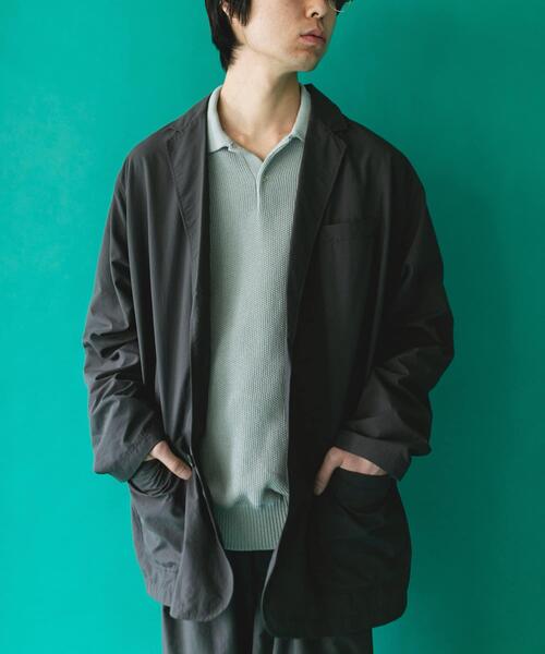 BURLAP OUTFITTER(バーラップアウトフィッター)の「『別注』BURLAP OUTFITTER×DOORS SUPPLEX NYLON 2B JACKET(その他アウター・メンズ・チャコールグレー/ブラック・X-LARGE/MEDIUM/LARGE)」の17枚目の写真