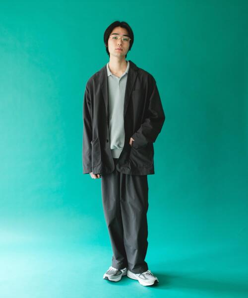 BURLAP OUTFITTER(バーラップアウトフィッター)の「『別注』BURLAP OUTFITTER×DOORS SUPPLEX NYLON 2B JACKET(その他アウター・メンズ・チャコールグレー/ブラック・X-LARGE/MEDIUM/LARGE)」の18枚目の写真