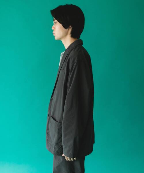 BURLAP OUTFITTER(バーラップアウトフィッター)の「『別注』BURLAP OUTFITTER×DOORS SUPPLEX NYLON 2B JACKET(その他アウター・メンズ・チャコールグレー/ブラック・X-LARGE/MEDIUM/LARGE)」の21枚目の写真