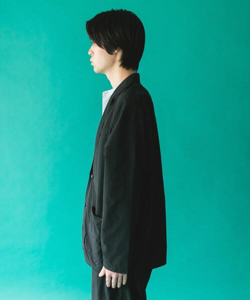 BURLAP OUTFITTER(バーラップアウトフィッター)の「『別注』BURLAP OUTFITTER×DOORS SUPPLEX NYLON 2B JACKET(その他アウター・メンズ・チャコールグレー/ブラック・X-LARGE/MEDIUM/LARGE)」の9枚目の写真