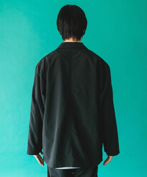BURLAP OUTFITTER(バーラップアウトフィッター)の「『別注』BURLAP OUTFITTER×DOORS SUPPLEX NYLON 2B JACKET(その他アウター・メンズ・チャコールグレー/ブラック・X-LARGE/MEDIUM/LARGE)」の10枚目の写真