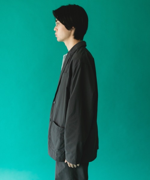 BURLAP OUTFITTER(バーラップアウトフィッター)の「『別注』BURLAP OUTFITTER×DOORS SUPPLEX NYLON 2B JACKET(その他アウター・メンズ・チャコールグレー/ブラック・X-LARGE/MEDIUM/LARGE)」の18枚目の写真