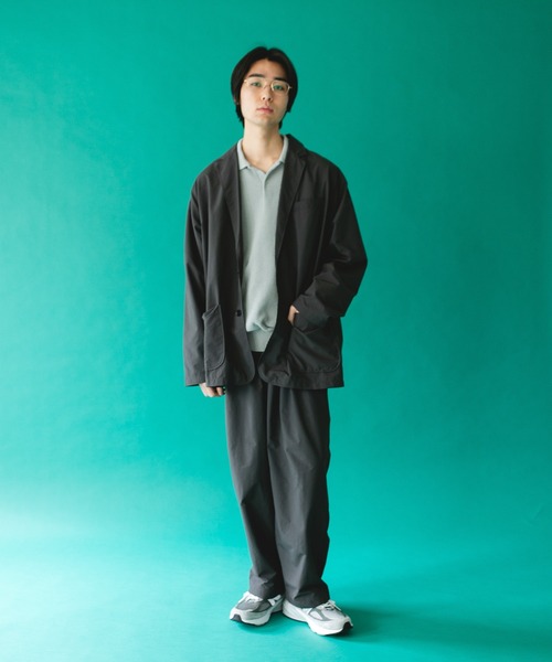 BURLAP OUTFITTER(バーラップアウトフィッター)の「『別注』BURLAP OUTFITTER×DOORS SUPPLEX NYLON 2B JACKET(その他アウター・メンズ・チャコールグレー/ブラック・X-LARGE/MEDIUM/LARGE)」の8枚目の写真