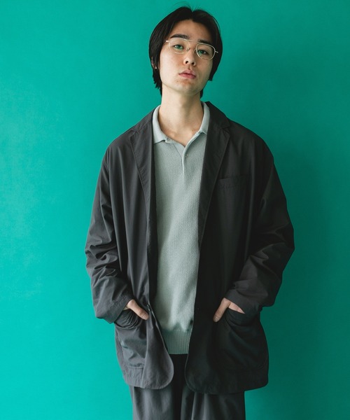 BURLAP OUTFITTER(バーラップアウトフィッター)の「『別注』BURLAP OUTFITTER×DOORS SUPPLEX NYLON 2B JACKET(その他アウター・メンズ・チャコールグレー/ブラック・X-LARGE/MEDIUM/LARGE)」の6枚目の写真