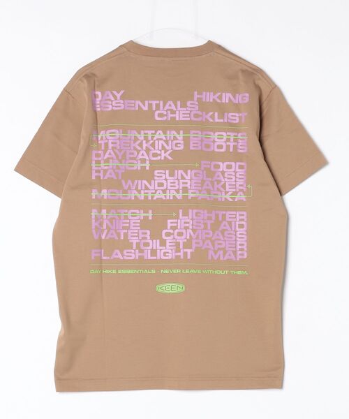 KEEN(キーン)の「OC/RP PACKING LIST TEE / オーシーアールピー パッキング リスト ティー(Tシャツ/カットソー・メンズ・モカ・S/M/L/XL)」の2枚目の写真