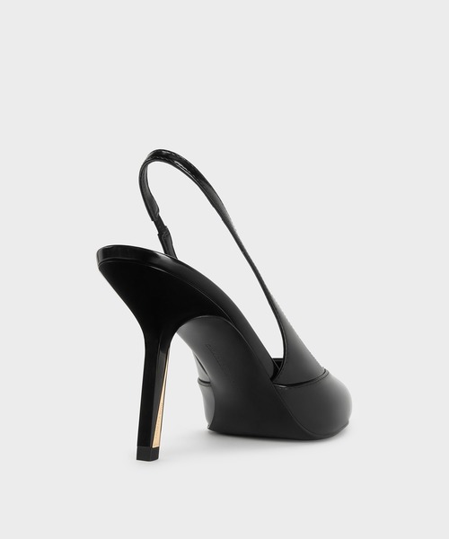 CHARLES & KEITH（チャールズ & キース）の「Taylen テイレン スリングバッグパンプス（パンプス・レディース・ベージュ/ブラック系その他7・25.5cm/25cm/24.5cm/23.5cm/23cm/22.5cm/22cm）」の6枚目の写真